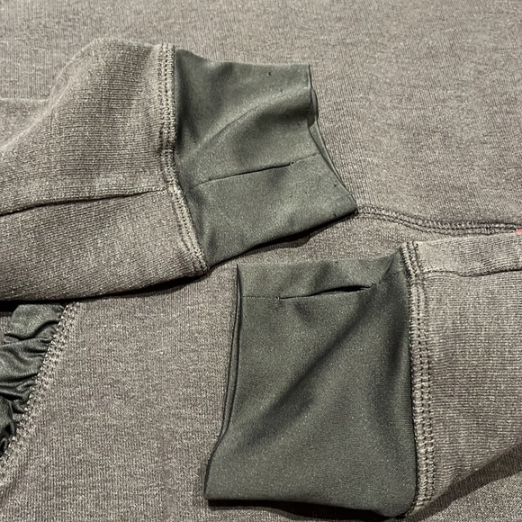 Champion grey and pink ruffle pouch hoodie - Picture 7 of 11